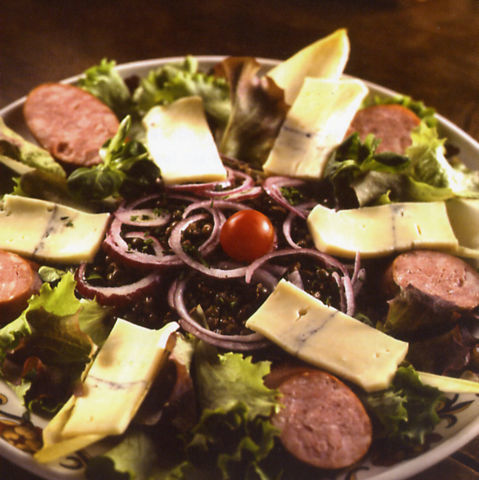 Les recettes Salade de lentilles au Morbier