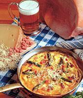 Les recettes Omelette aux asperges et au Comté
